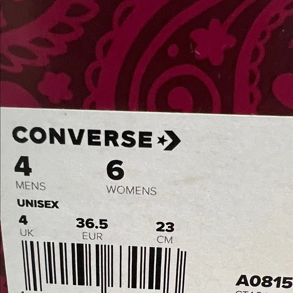 Converse Women's Purple and Red High-Tops